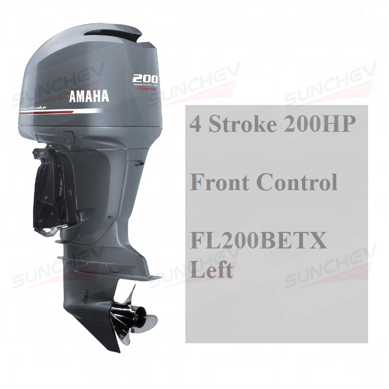 FL200BETX Marine Boat Engine Motor for Enduro Yamaha Outboard Motor Outboard Engine 200HP 4 Stroke Front Control Left FL200BETX